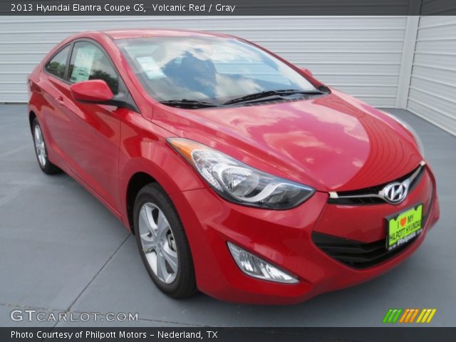 2013 Hyundai Elantra Coupe GS in Volcanic Red