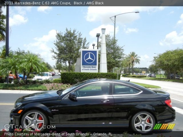 2013 Mercedes-Benz C 63 AMG Coupe in Black