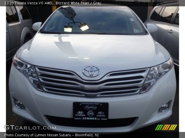 2010 Toyota Venza V6 AWD in Blizzard White Pearl