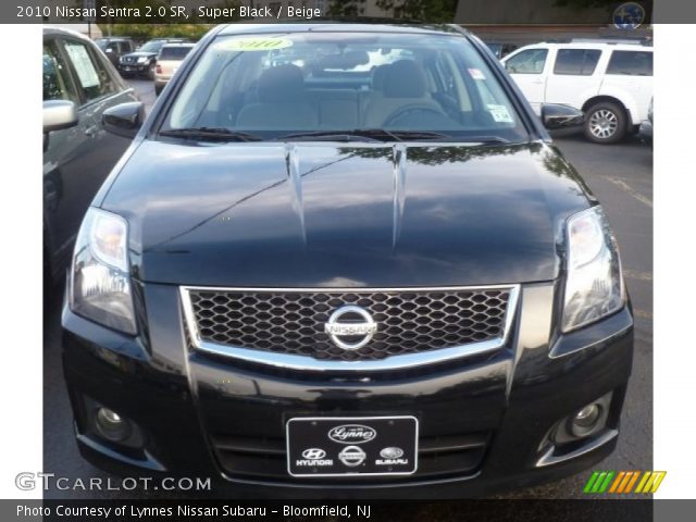 2010 Nissan Sentra 2.0 SR in Super Black