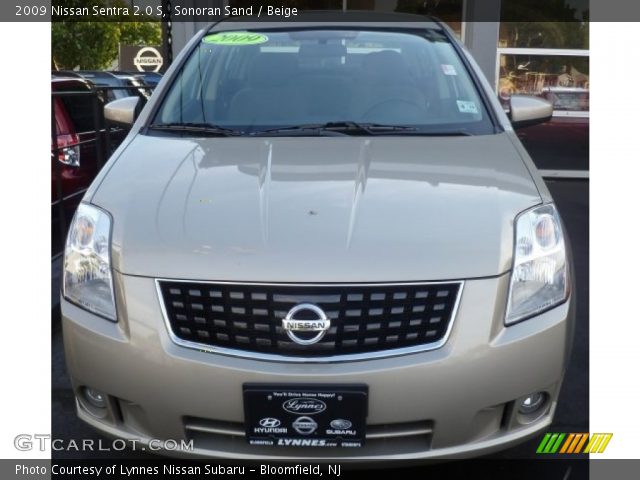 2009 Nissan Sentra 2.0 S in Sonoran Sand