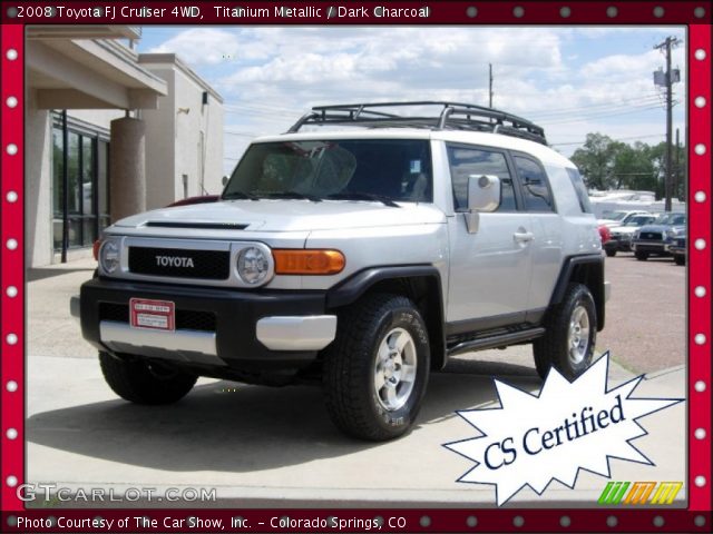 2008 Toyota FJ Cruiser 4WD in Titanium Metallic