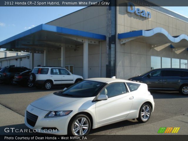 2012 Honda CR-Z Sport Hybrid in Premium White Pearl