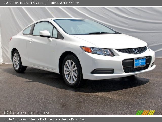 2012 Honda Civic EX Coupe in Taffeta White