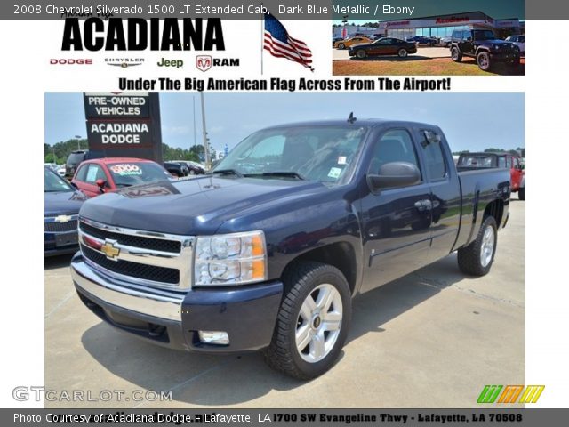 2008 Chevrolet Silverado 1500 LT Extended Cab in Dark Blue Metallic