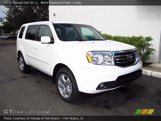 2012 Honda Pilot EX-L in White Diamond Pearl