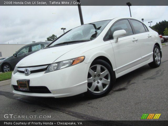 2008 Honda Civic LX Sedan in Taffeta White