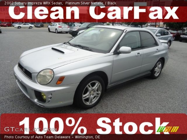 2002 Subaru Impreza WRX Sedan in Platinum Silver Metallic