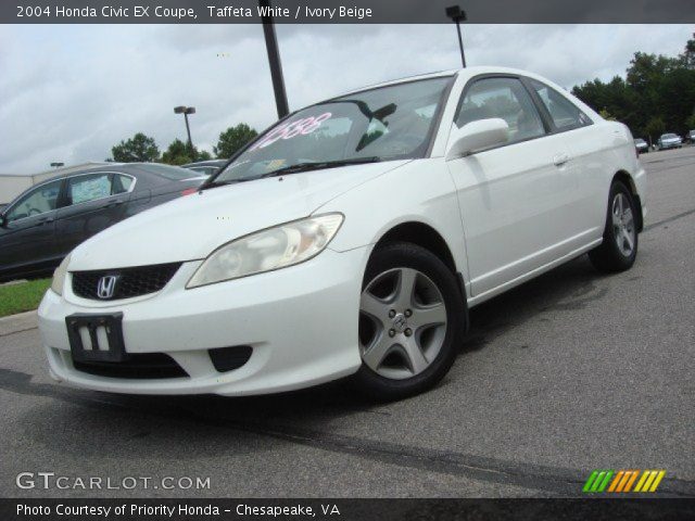 2004 Honda Civic EX Coupe in Taffeta White