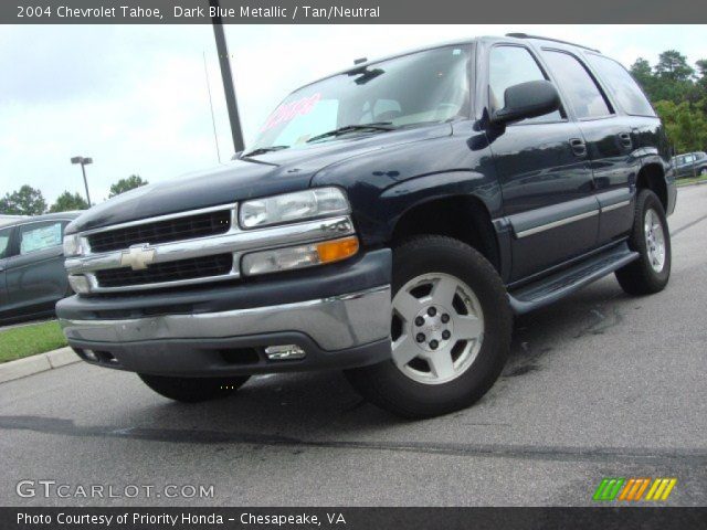 2004 Chevrolet Tahoe  in Dark Blue Metallic