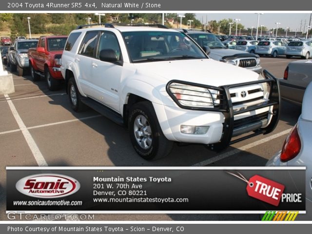 2004 Toyota 4Runner SR5 4x4 in Natural White