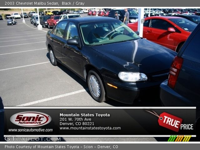 2003 Chevrolet Malibu Sedan in Black