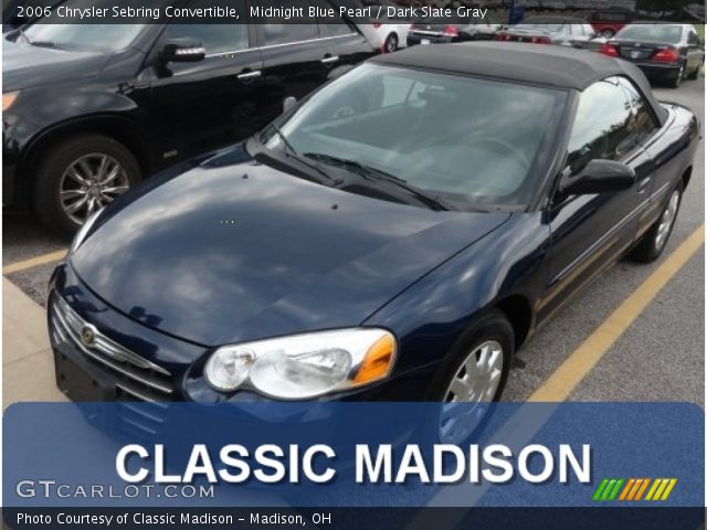 2006 Chrysler Sebring Convertible in Midnight Blue Pearl