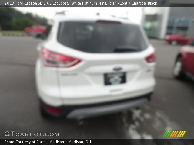 2013 Ford Escape SE 1.6L EcoBoost in White Platinum Metallic Tri-Coat