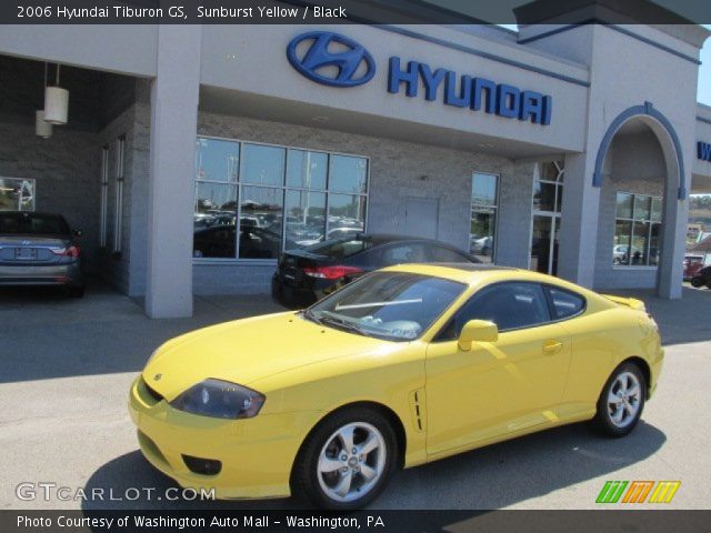 2006 Hyundai Tiburon GS in Sunburst Yellow