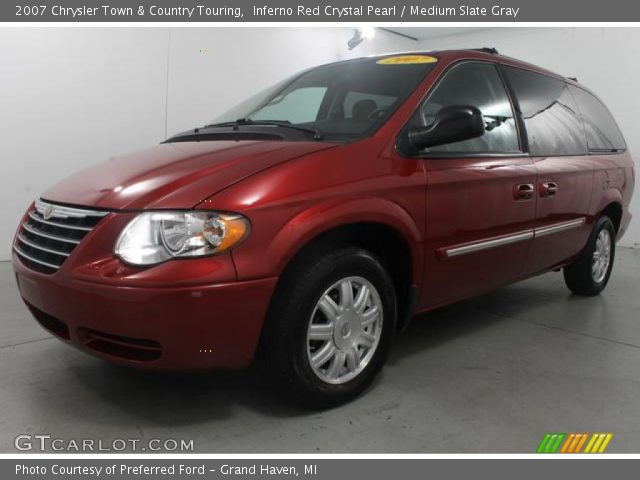 2007 Chrysler Town & Country Touring in Inferno Red Crystal Pearl