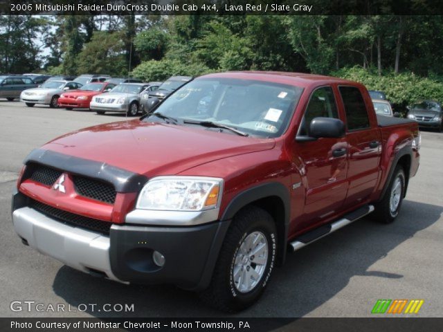 2006 Mitsubishi Raider DuroCross Double Cab 4x4 in Lava Red