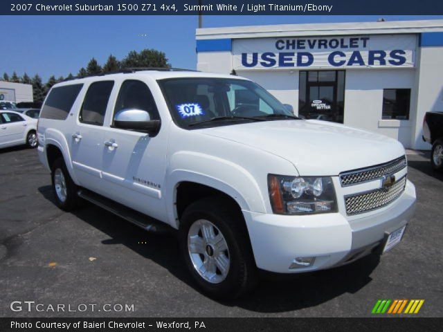 2007 Chevrolet Suburban 1500 Z71 4x4 in Summit White