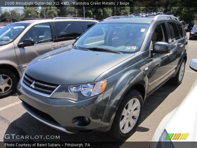 2008 Mitsubishi Outlander XLS 4WD in Manitoba Green Metallic