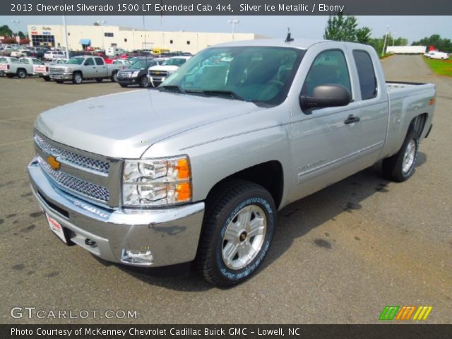 2013 Chevrolet Silverado 1500 LT Extended Cab 4x4 in Silver Ice Metallic