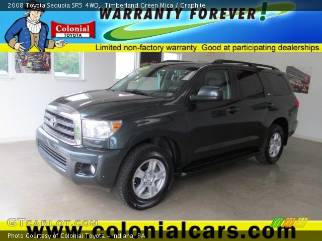 2008 Toyota Sequoia SR5 4WD in Timberland Green Mica