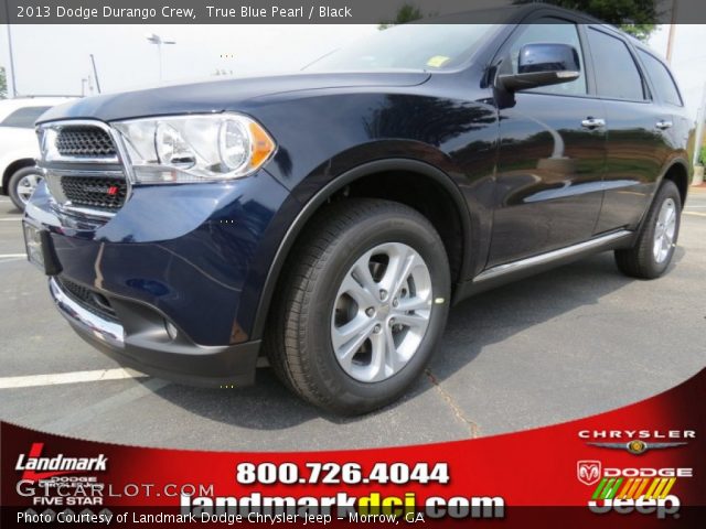 2013 Dodge Durango Crew in True Blue Pearl