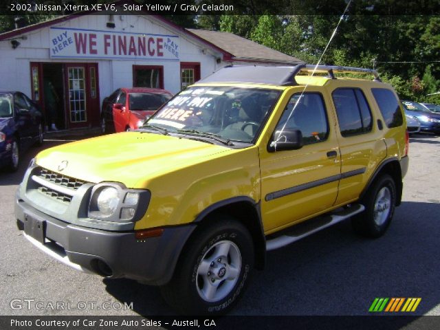 Yellow 2002 nissan xterra #3