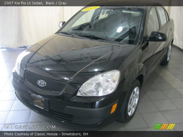 2007 Kia Rio LX Sedan in Black