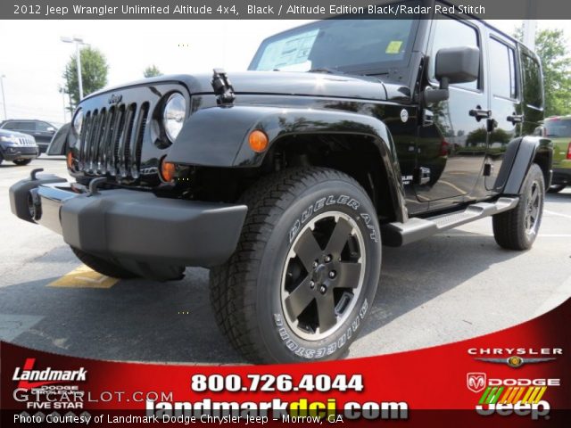 2012 Jeep Wrangler Unlimited Altitude 4x4 in Black