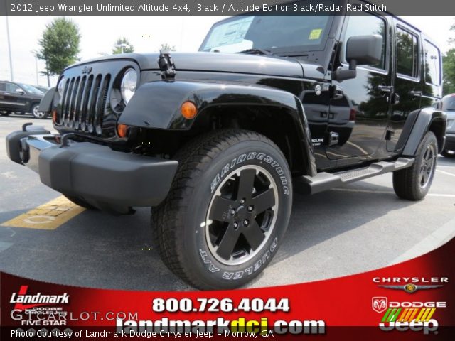 2012 Jeep Wrangler Unlimited Altitude 4x4 in Black