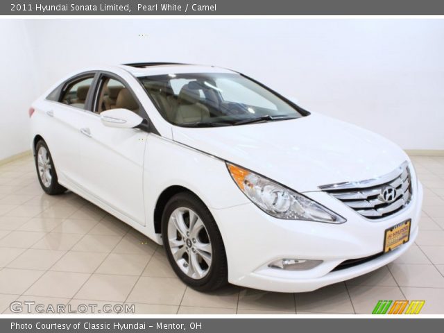 2011 Hyundai Sonata Limited in Pearl White