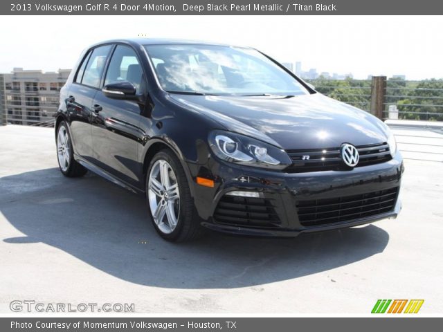 2013 Volkswagen Golf R 4 Door 4Motion in Deep Black Pearl Metallic