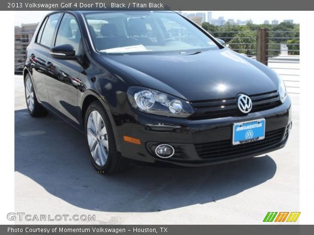 2013 Volkswagen Golf 4 Door TDI in Black
