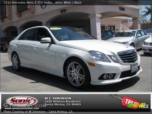 2010 Mercedes-Benz E 350 Sedan in Arctic White