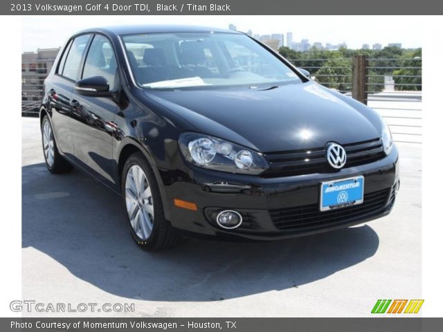 2013 Volkswagen Golf 4 Door TDI in Black