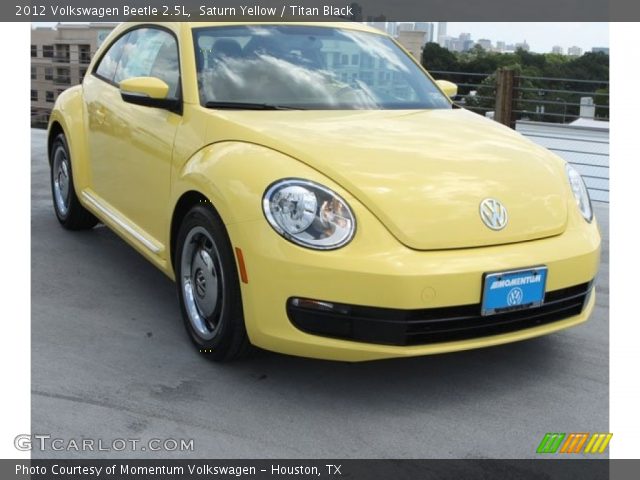 2012 Volkswagen Beetle 2.5L in Saturn Yellow