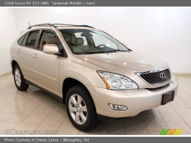 2008 Lexus RX 350 AWD in Savannah Metallic