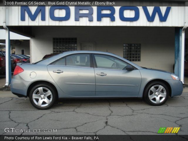 2008 Pontiac G6 Sedan in Blue Gold Crystal Metallic