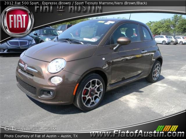 2012 Fiat 500 Sport in Espresso (Brown)