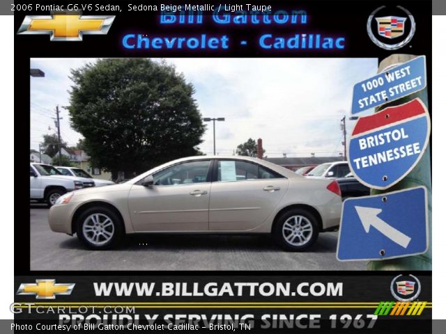 2006 Pontiac G6 V6 Sedan in Sedona Beige Metallic