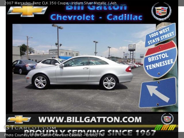 2007 Mercedes-Benz CLK 350 Coupe in Iridium Silver Metallic