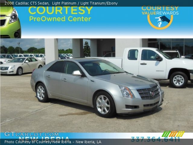 2008 Cadillac CTS Sedan in Light Platinum