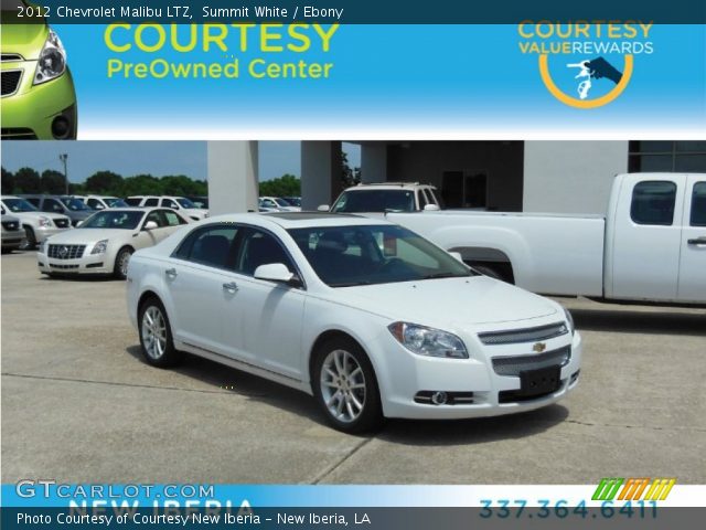 2012 Chevrolet Malibu LTZ in Summit White
