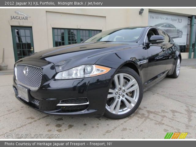 2012 Jaguar XJ XJL Portfolio in Midnight Black