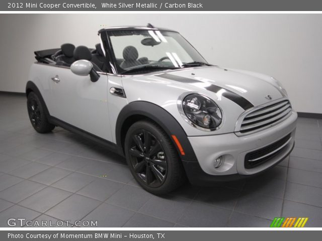 2012 Mini Cooper Convertible in White Silver Metallic