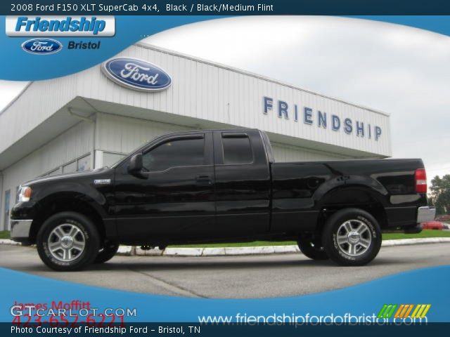 2008 Ford F150 XLT SuperCab 4x4 in Black