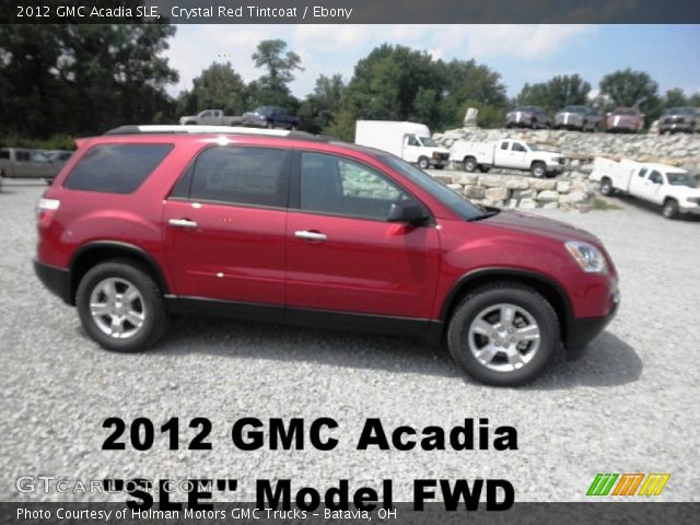 2012 GMC Acadia SLE in Crystal Red Tintcoat