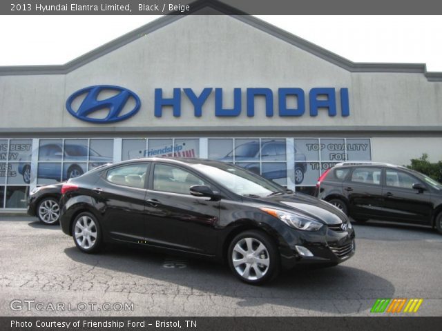 2013 Hyundai Elantra Limited in Black