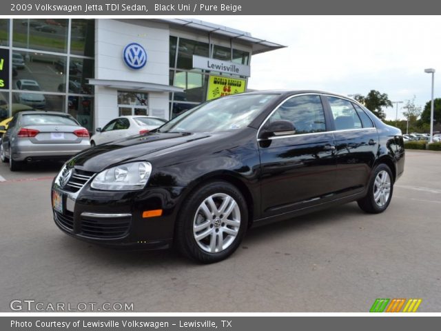 2009 Volkswagen Jetta TDI Sedan in Black Uni