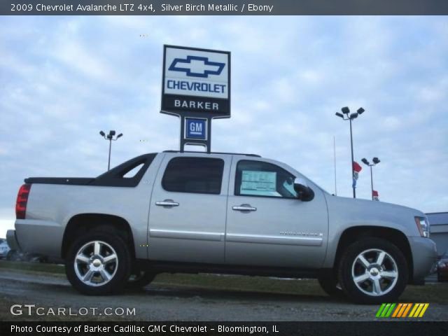 2009 Chevrolet Avalanche LTZ 4x4 in Silver Birch Metallic